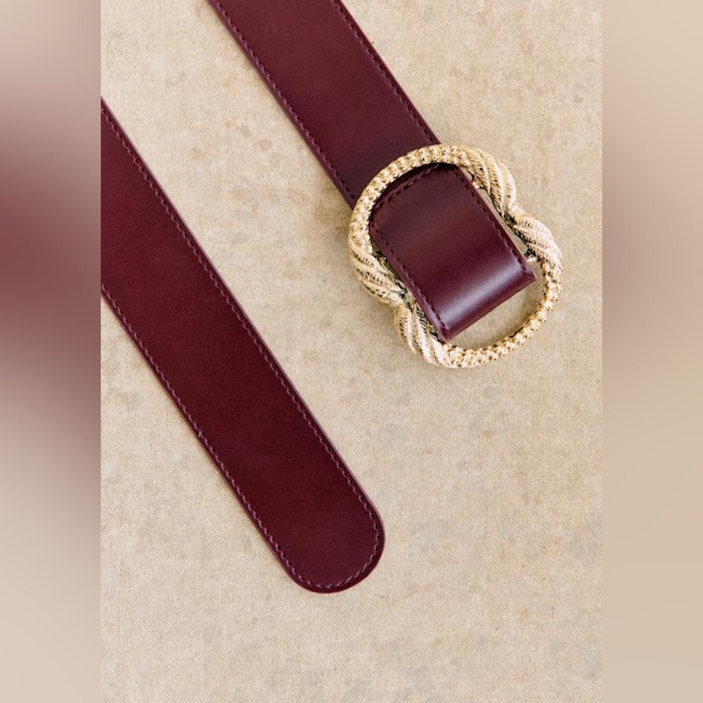 SEZANE ARTEMIS BELT ..Icy Purple